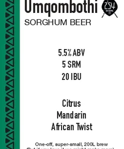 Seasonal beer card 21