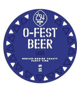 Ofest seasonal beer label